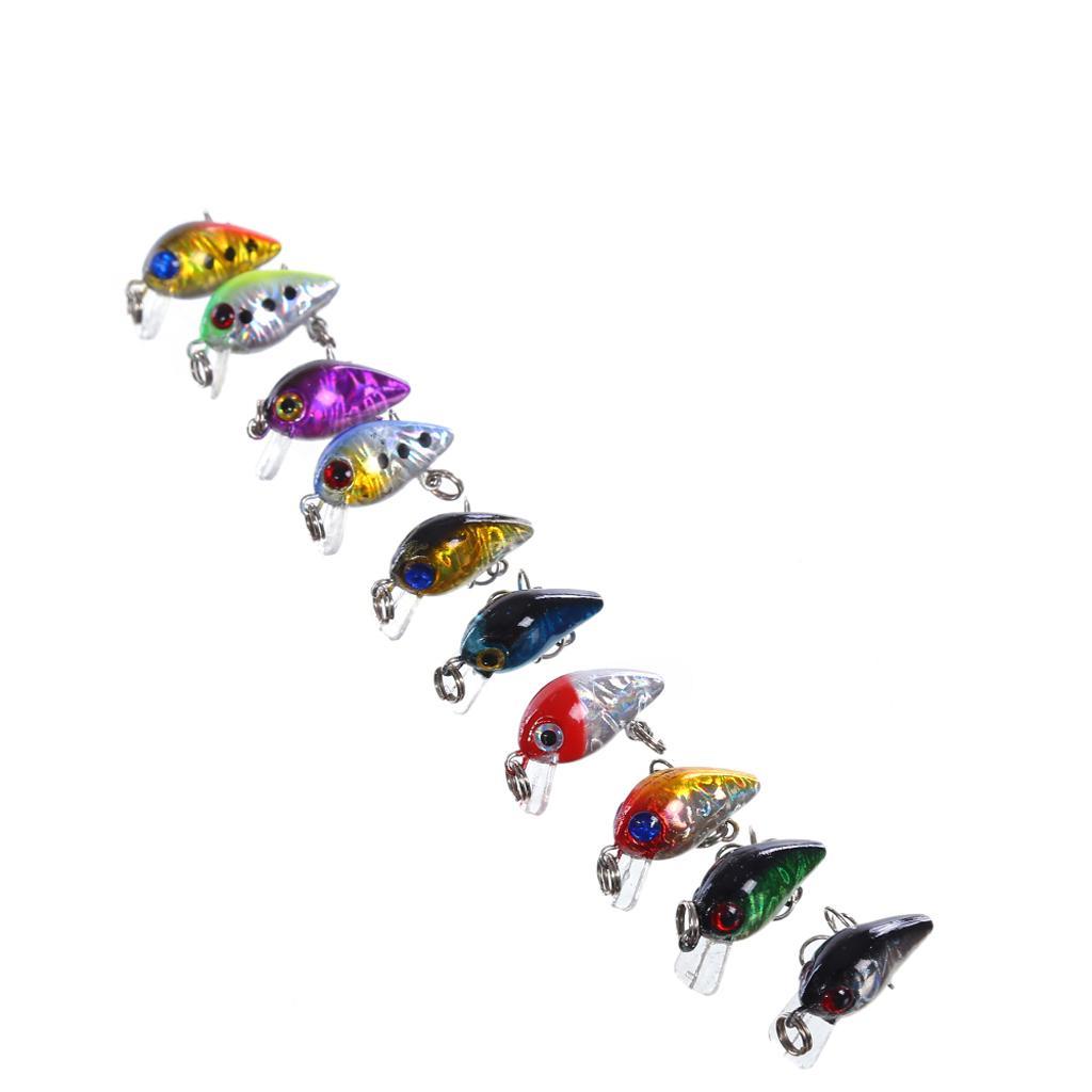 19x Artificial Bionic Fishing Bait Lifelike Durable Minnow Hard Fishing Lure