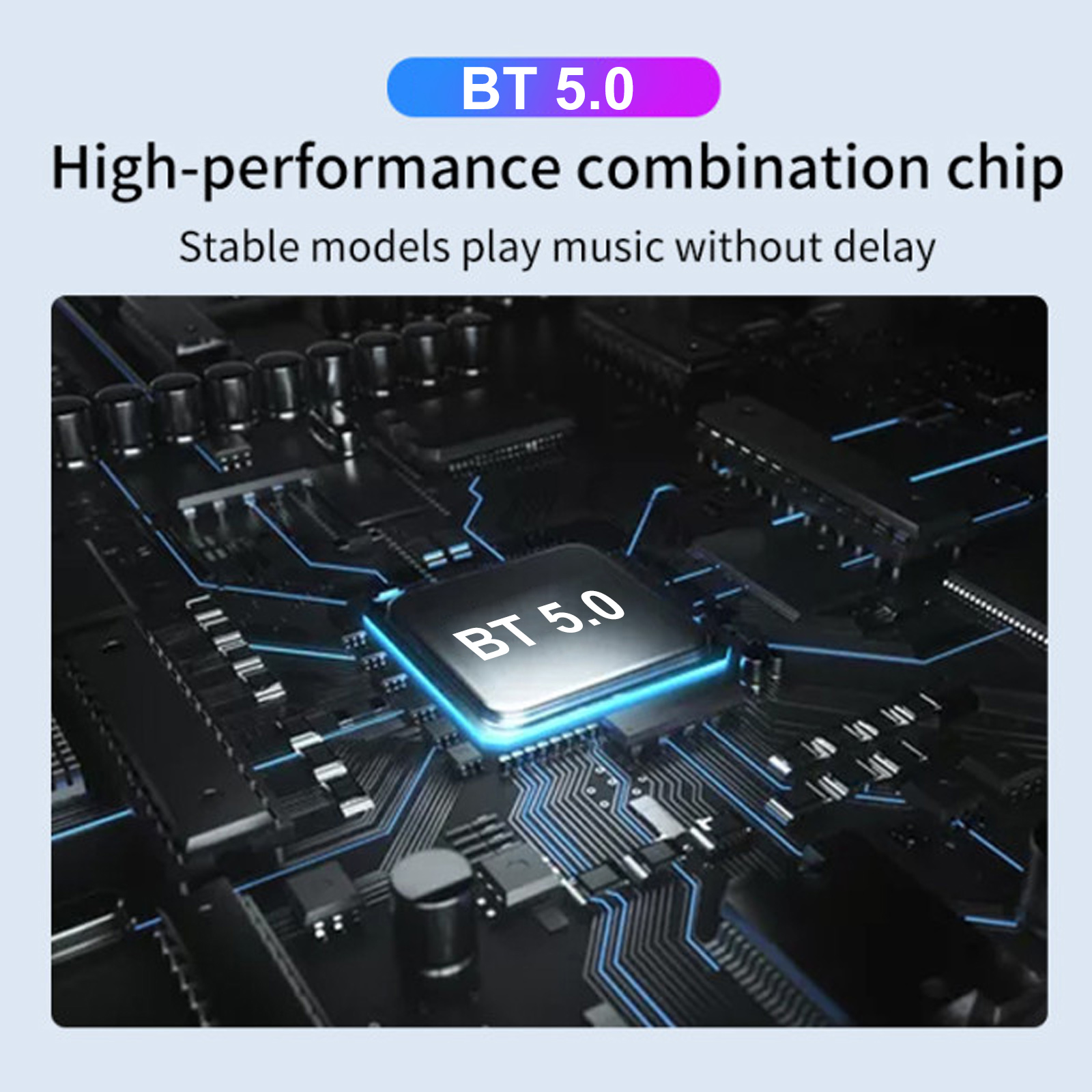 Bộ Thu Thông Dây Nfc Bluetooth 5.0 Với Micrô RCA AUX Out U Disk Music Playback