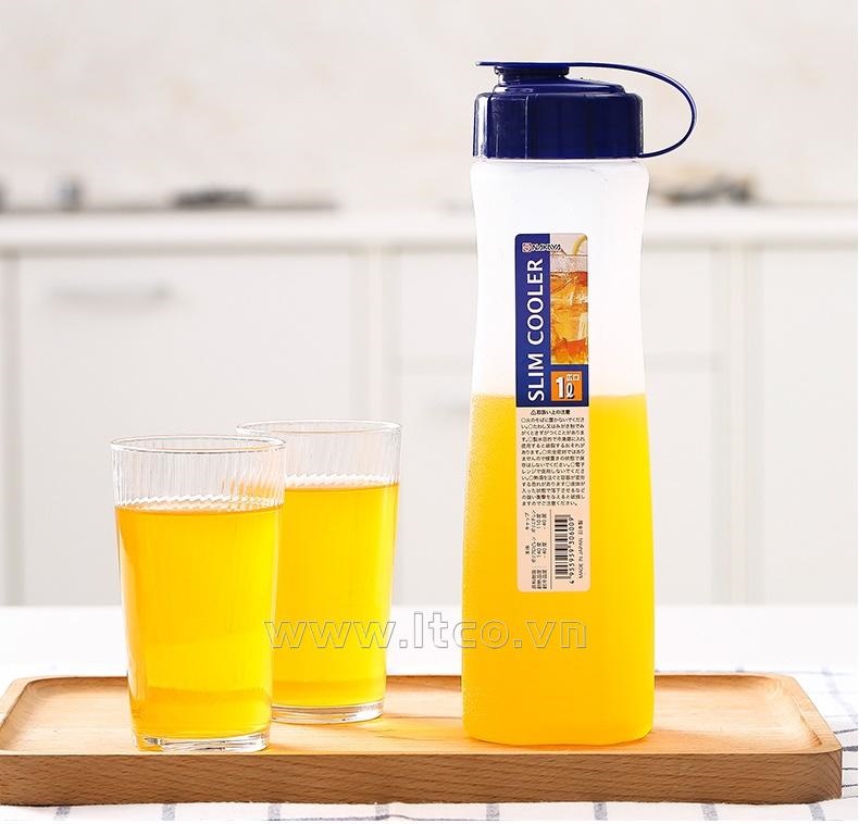 Combo bình nước du lịch 1L + set 150 chiếc ống hút φ0.4x13cm - made in Japan