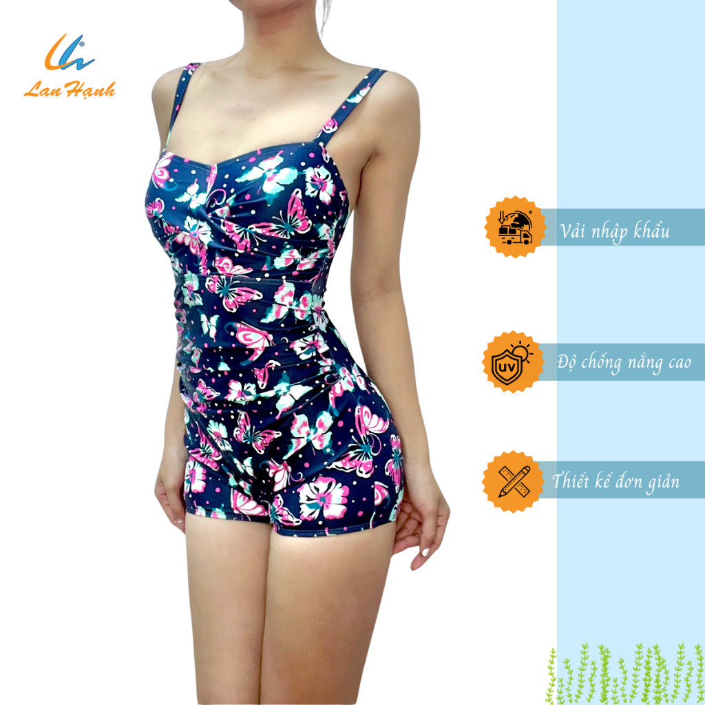 Bộ Bơi Nữ Một Mảnh Short 30133 Lan Hạnh