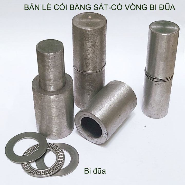 01 Bản lề cối bằng sắt có vòng bi đũa chịu lực, đường kính 30-35-40mm tùy chọn