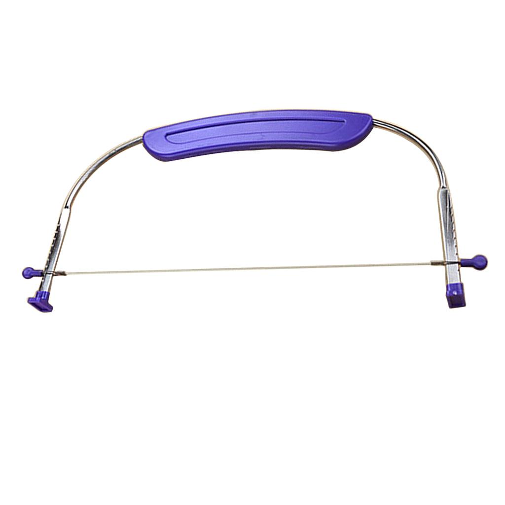 Stainless Steel Saw Adjustable Wire Cake Slicer Cutter Baking Leveler
