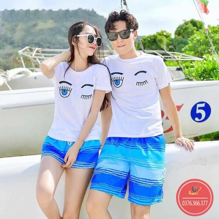 Áo Phông Cặp Đôi Cao Cấp - Thun Cotton - Đủ Size AC109T