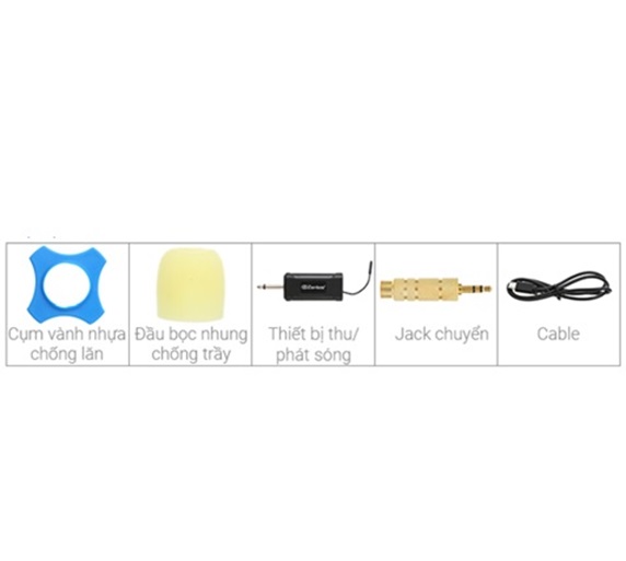 Micro không dây Zenbos MZ-202 kết nối 50m(Hàng Chính Hãng)