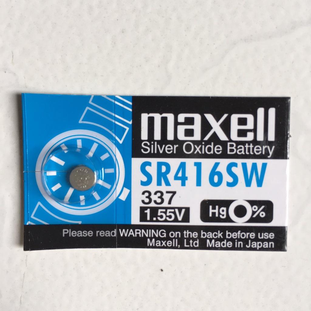 Pin Maxell Nhật Bản SR416SW / 337 Hàng Chính Hãng Made in Japan