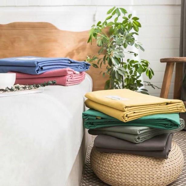 Bộ Ga Gối Cotton Tici Hàn Quốc - Không bai Không Xù, đủ size drap nệm