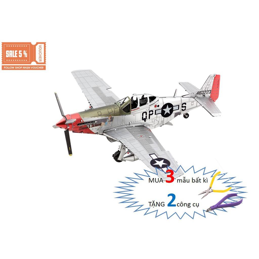 Mô Hình Lắp Ráp 3d Máy bay P-51D Mustang