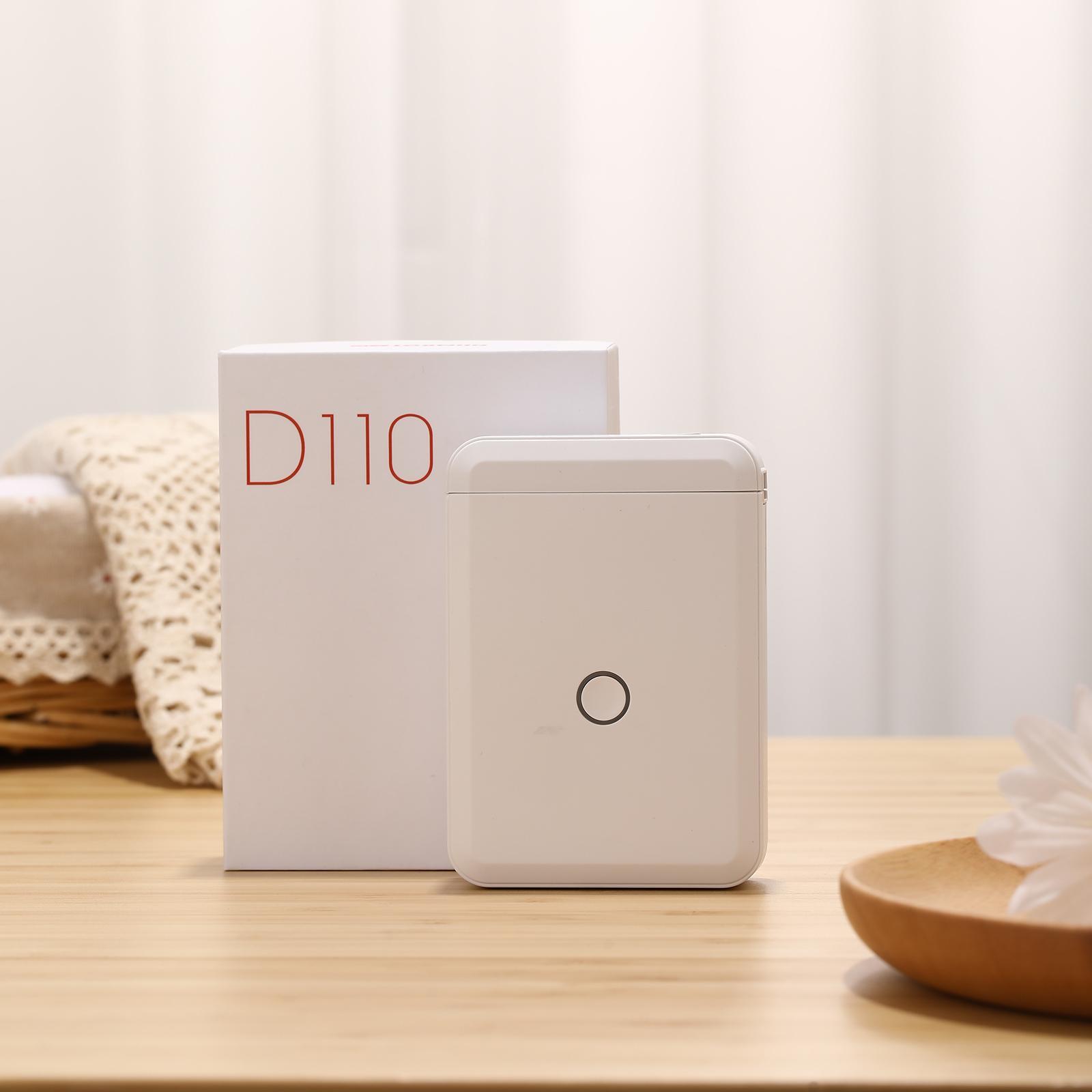 Mini D110 Bluetooth Thermal Label Printer Wireless Printer for Home Office