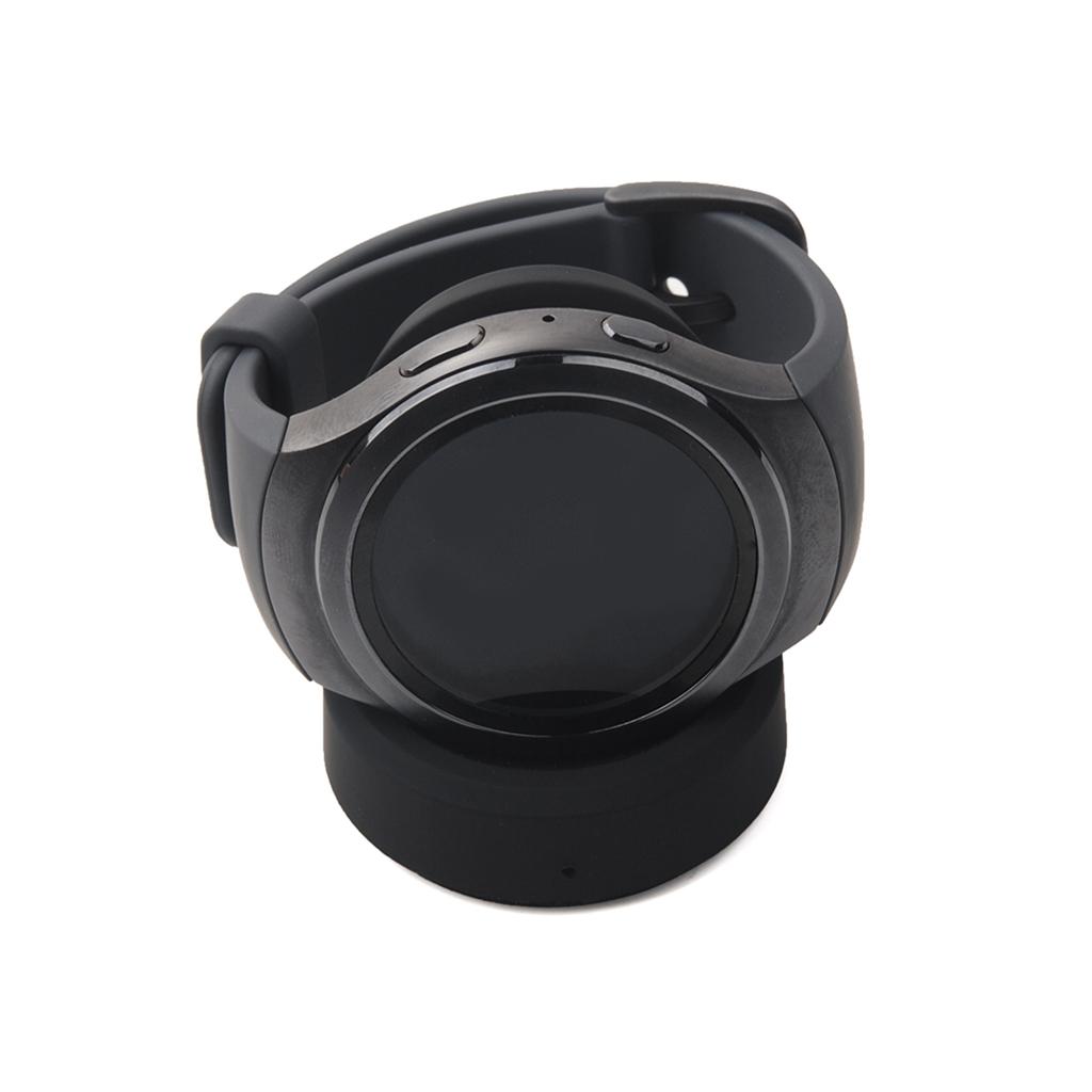 Qi Wireless Charging Dock Cradle + Charger Cable for Samsung Gear S3 Classic/ Frontier Smart Watch