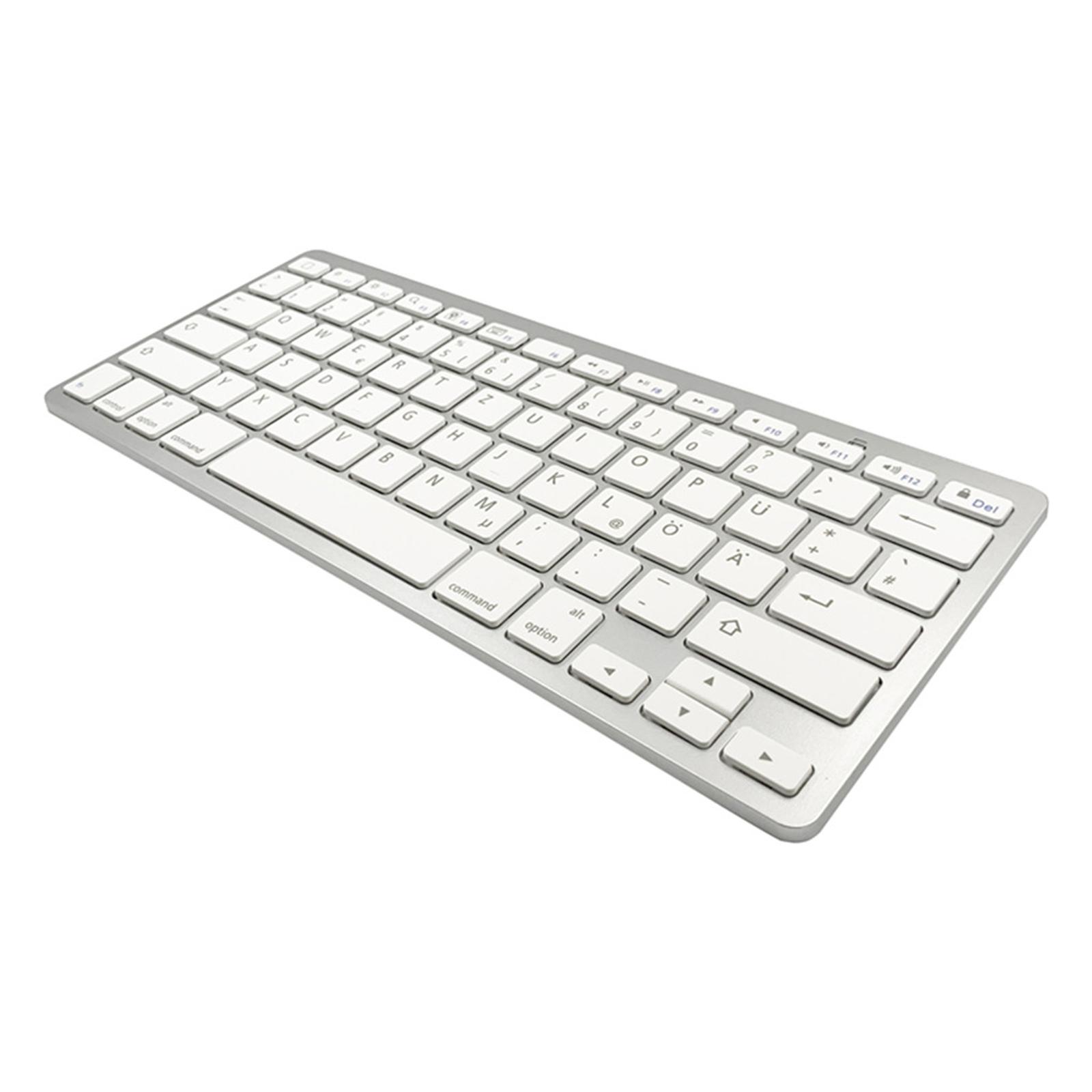 78 Keys Wireless German Bluetooth Keyboard for IOS/Android/Windows Desktop