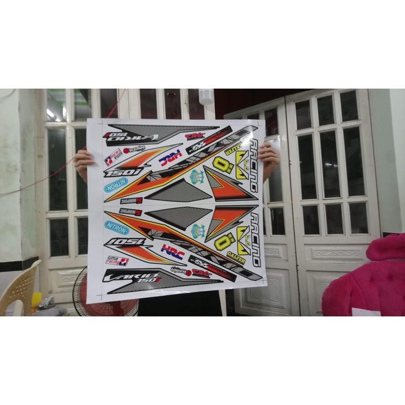 Tem rời dành cho Vario 150 2018 2020 đen