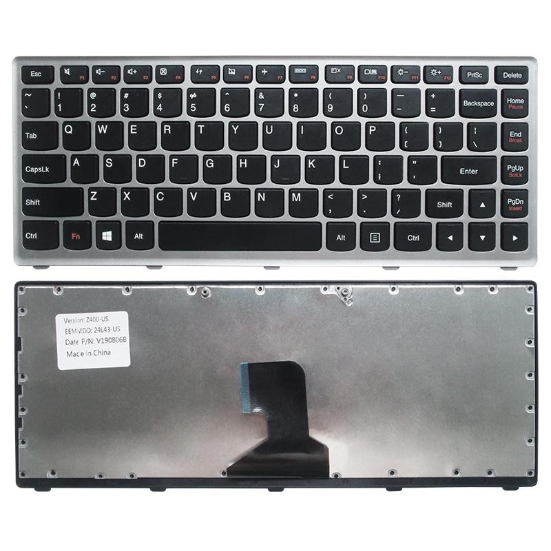 Bàn phím LED nền cho Lenovo Silver Box Z400 Z400A P400 Z410 Z400T Z400P