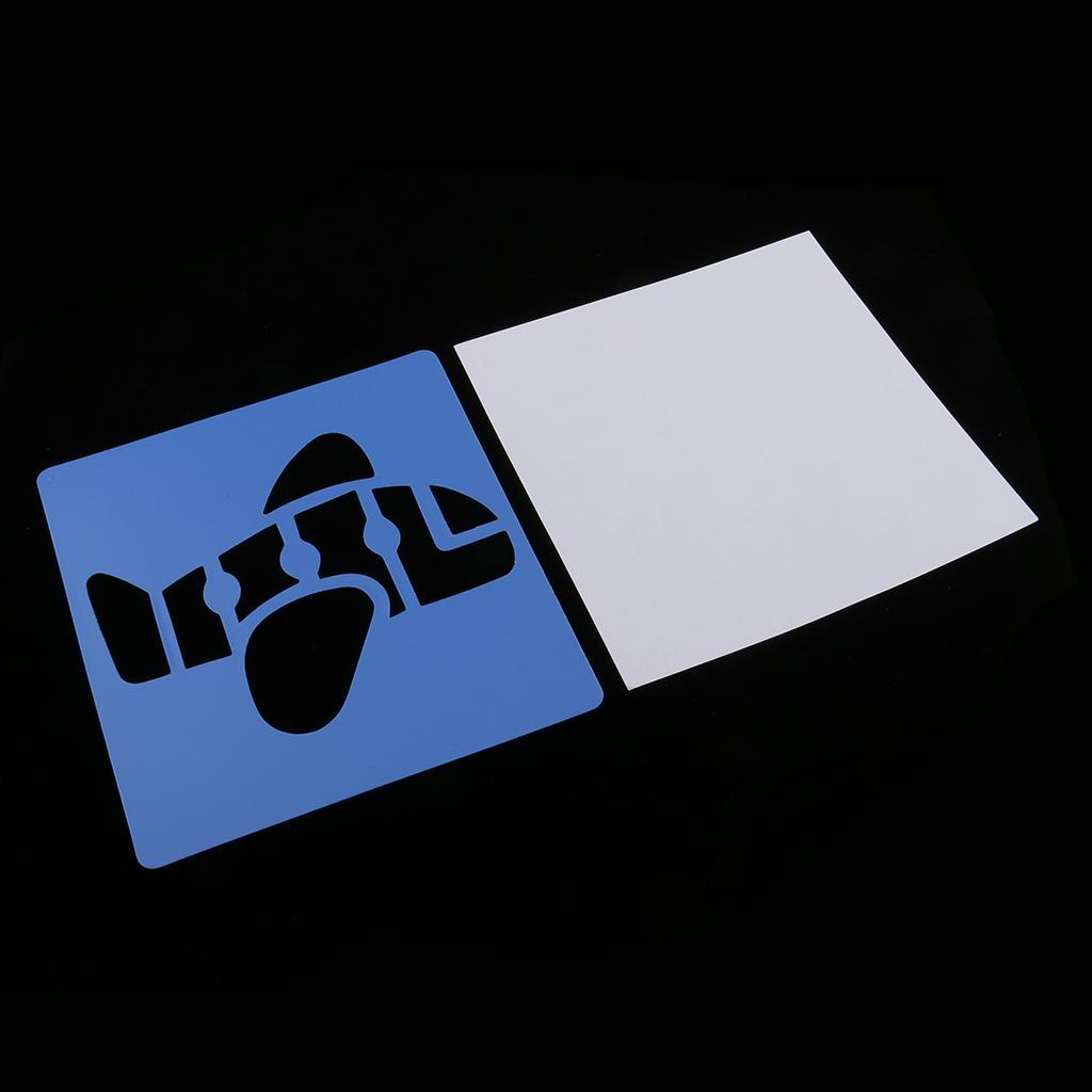 12 Piece Plastic Drawing Ruler Templates Stencils for Kids Educational Toys DIY