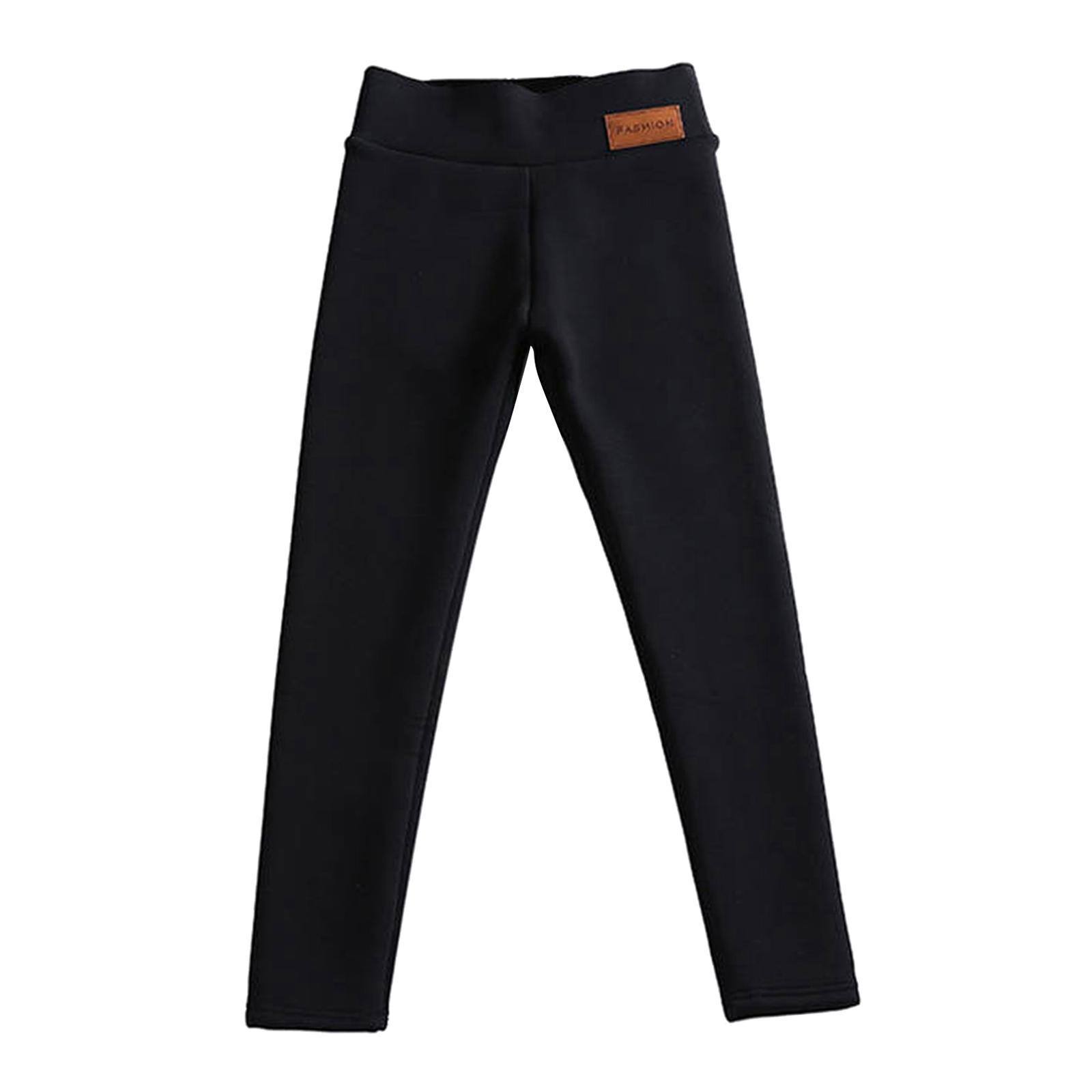 Women Winter Leggings Thick Tights Workout Comfortable Fleece Lined Elastic Trousers Thermal Pants Warm Yoga Pants for Cold Weather