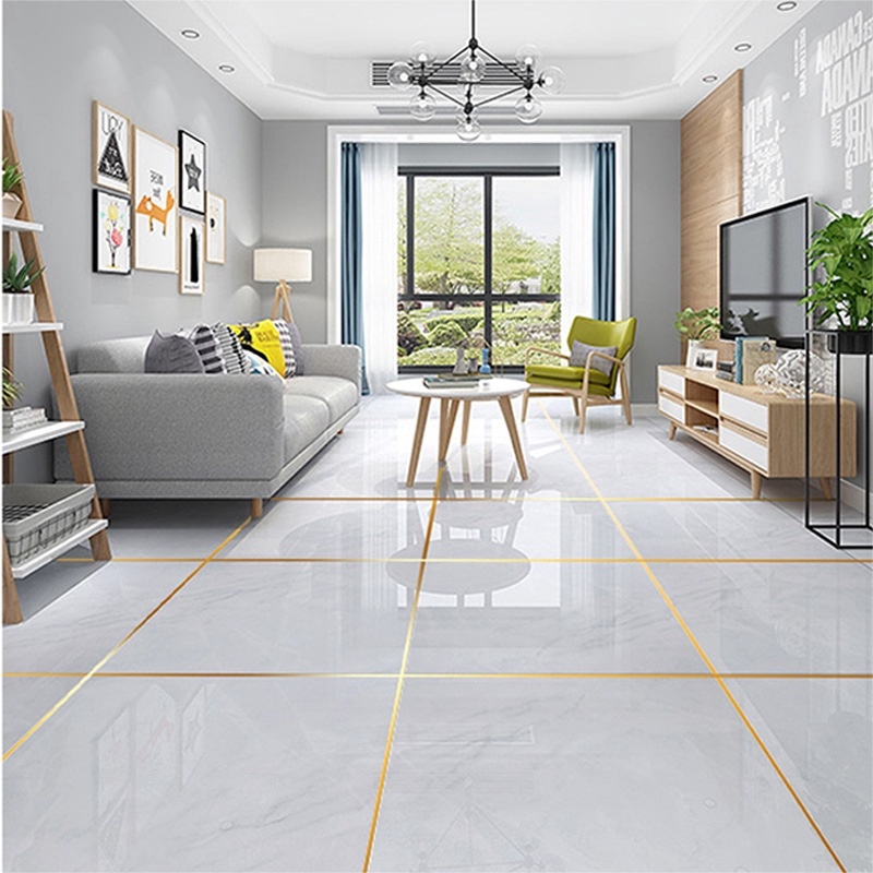 Băng keo dán chỉ gạch dài 50m trang trí vách tường, viền gạch decor nội thất ốp lát không thấm nước DG-50