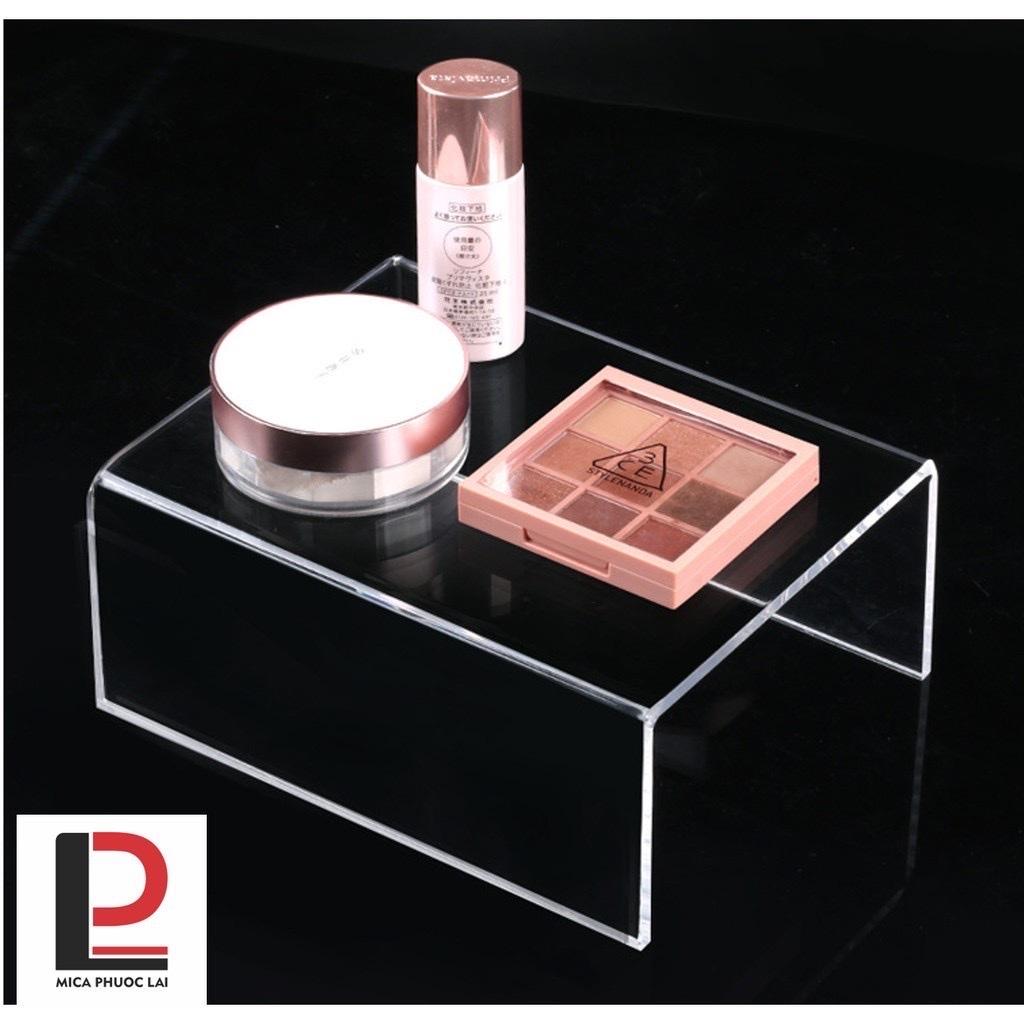 Acrylic (Trong suốt) Kệ Mica Chữ U Trưng Bày Sản Phẩm, Kệ Để Giày, Kệ Để Mô Hình đồ chơi , Acrylic . - dày 2mm