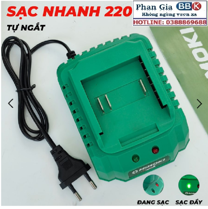 Máy Siết Bulong Pin 10 Cell HIMOKI 6092B 21V Lực Siết 380Nm - Motor 100% Ruột Đồng - Động Cơ Không Chổi Than - Bảo Hành 12 Tháng