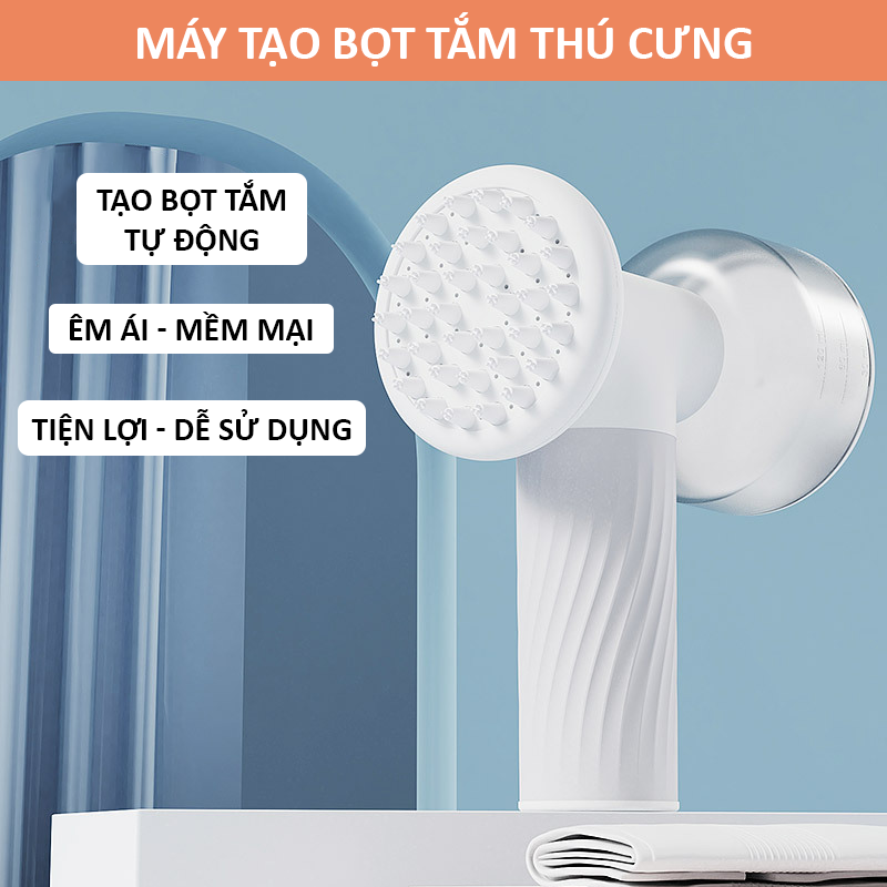 Máy tạo bọt tắm cho chó mèo, Máy tạo xà phòng cho thú cưng-K1883