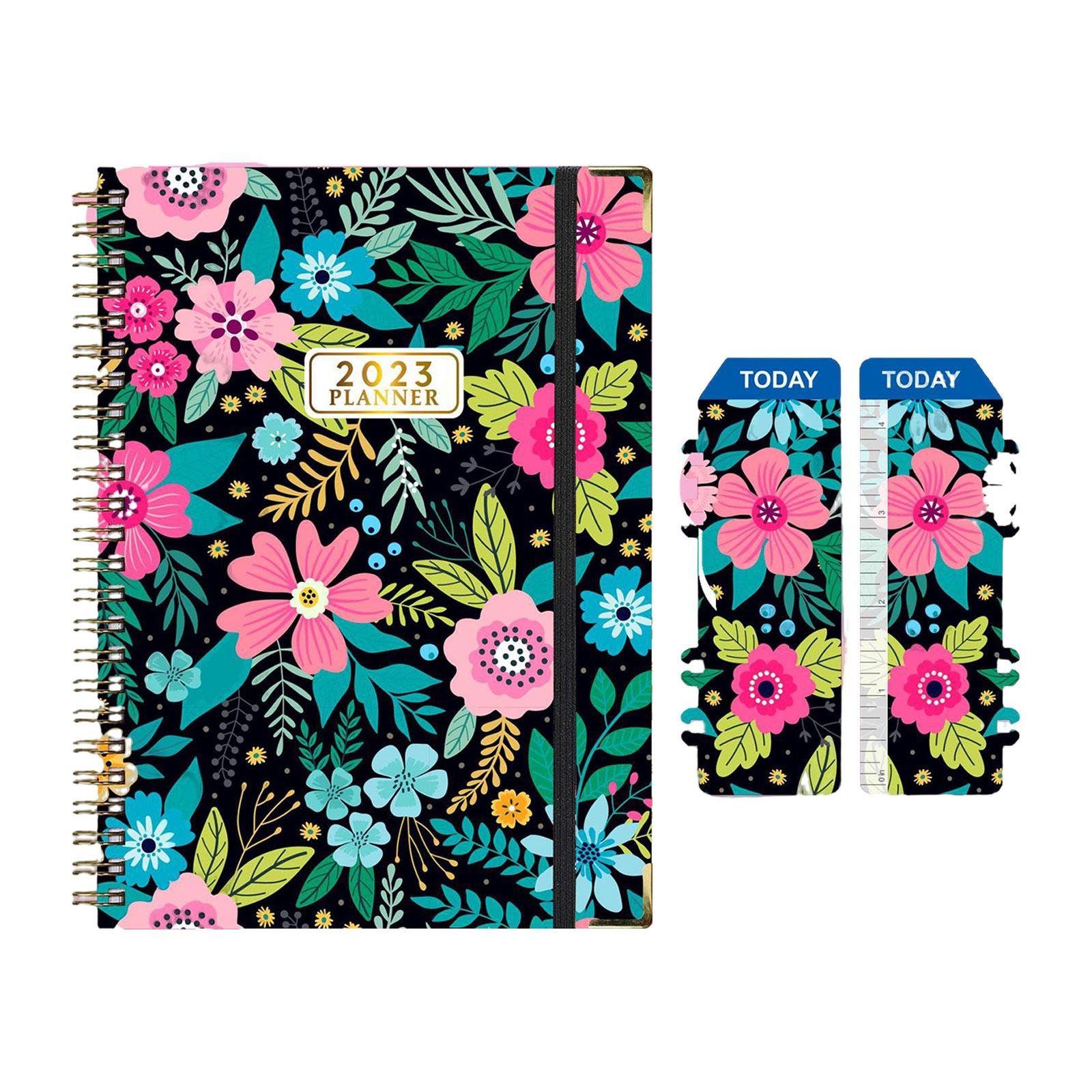 Schedule Planner 71 Page with 2 Bookmarks Agenda 2023 Planner for School