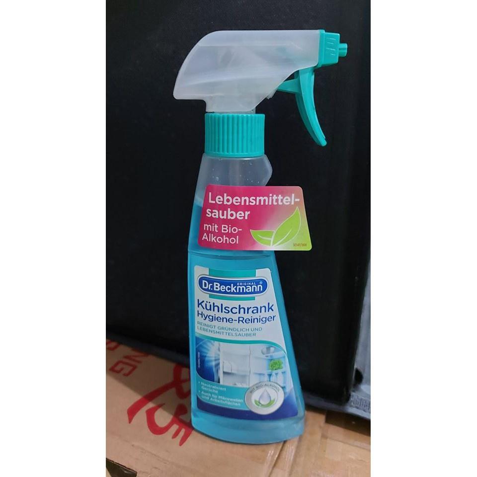 Dung Dịch Vệ Sinh Tủ Lạnh DR BECKMANN, Giúp Loại Bỏ Mùi Hôi, Vi Khuẩn, Dung tích 250ml, Nhập Đức