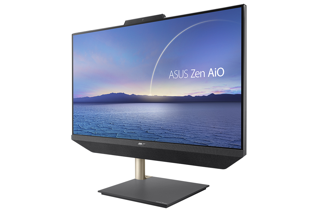 Asus Zen AIO M5401WU R5 5500U/8GB/512GB/23.8&quot;F/Touch/WLKB/WLMouse/Win11/(BA014W)/Đen - Hàng chính hãng