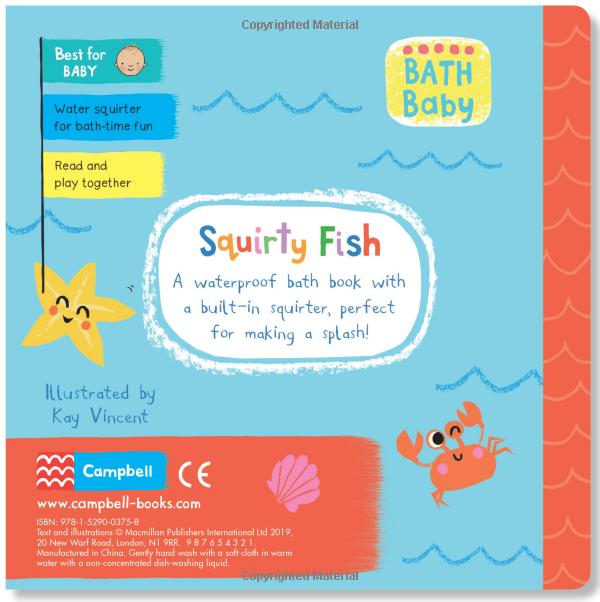 Squirty Fish Bath Book