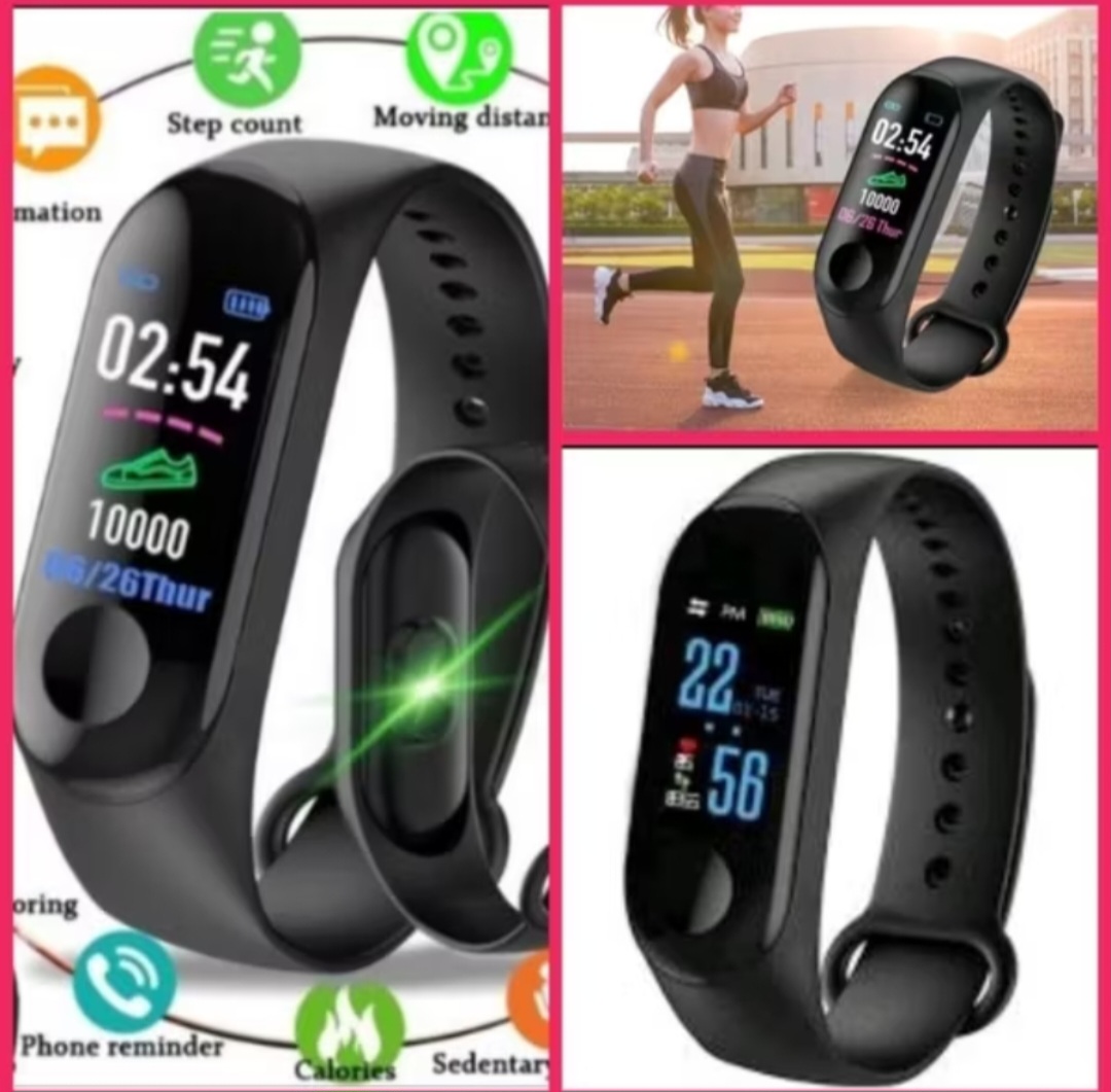1 CÁI ĐỒNG HỒ ĐEO TAY THỂ THAO BÁO GIỜ ĐO NHỊP TIM BƯỚC CHÂN VẬN ĐỘNG THÔNG MINH