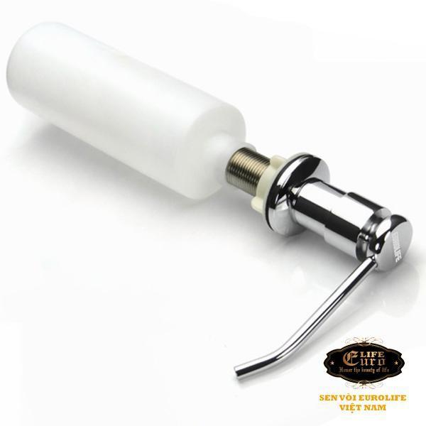 Chậu rửa chén Inox Eurolife C8 + Vòi rửa chén nóng lạnh EurolifeEL-T007 + Bình xịt nước rửa chén