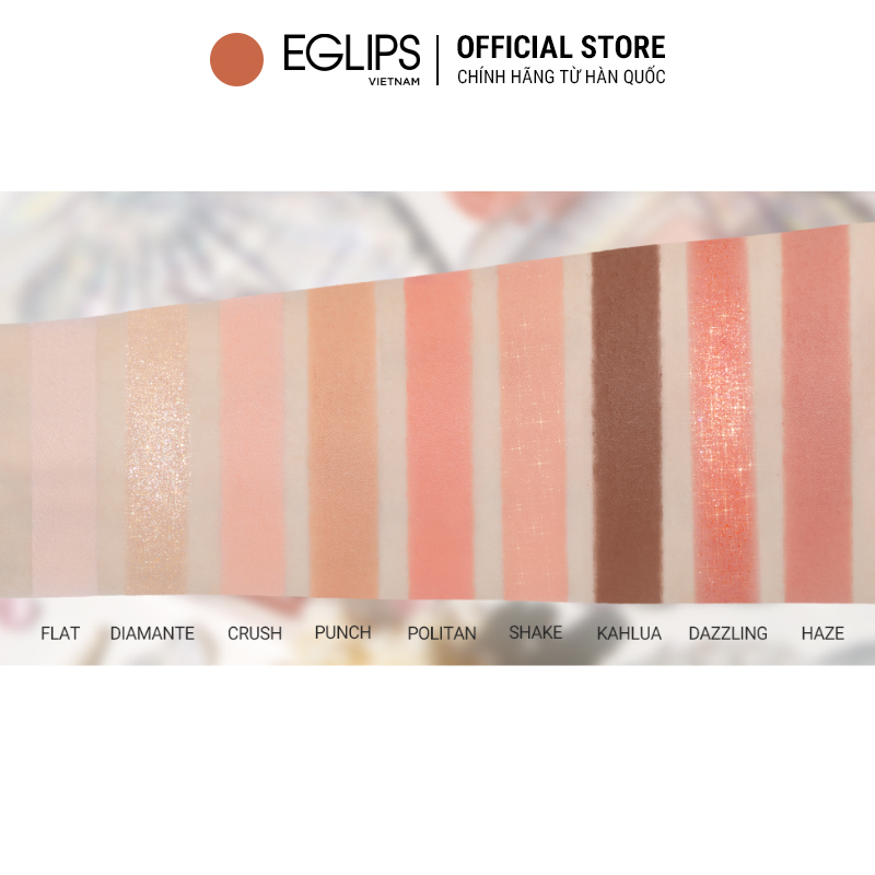 Bảng phấn mắt Eglips Flash Shadow Palette 8,1g – #04: Coral Martini