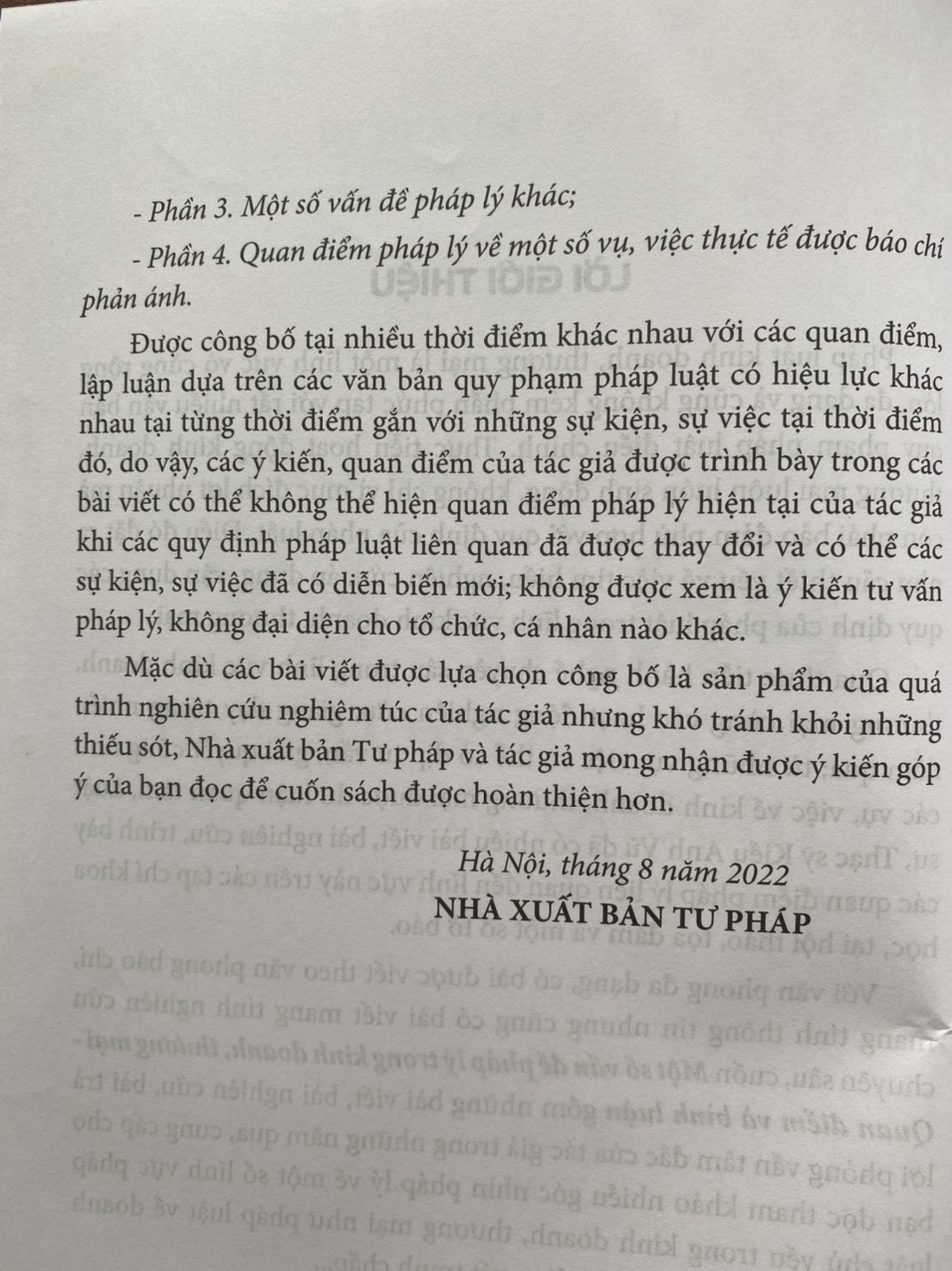 Một số vấn đề pháp lý trong kinh doanh, thương mại, quan điểm và bình luận