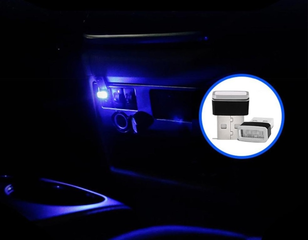 Đèn led usb led cắm vào xe oto Mini USB Xe Hơi