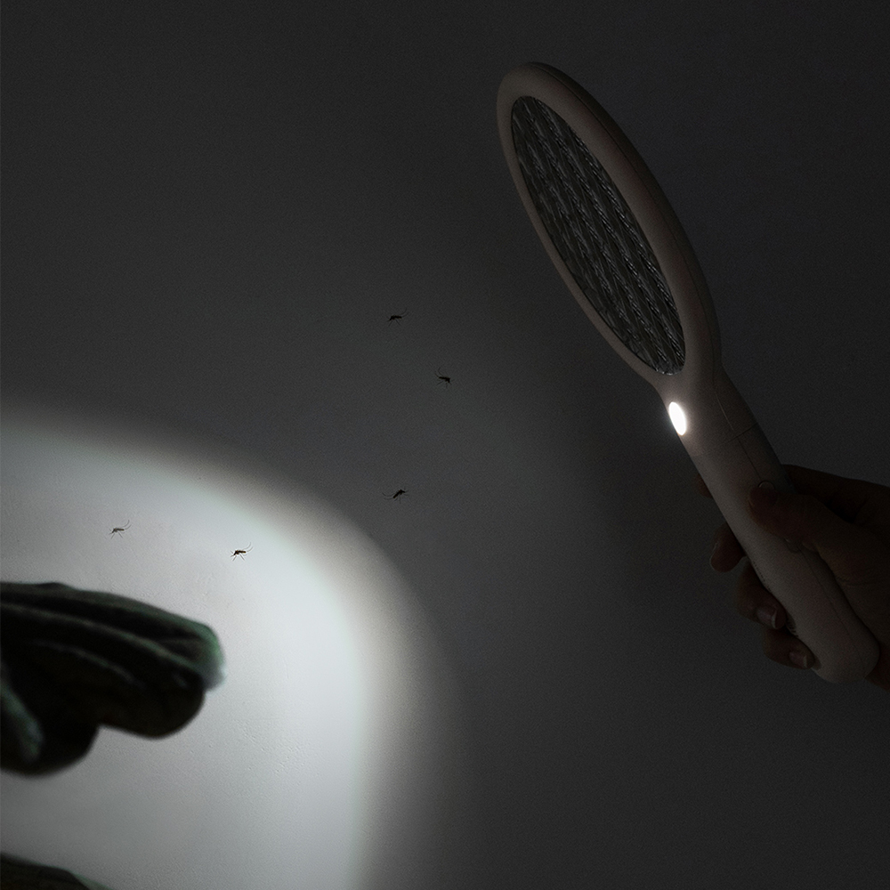 Vợt đánh muỗi Uareliffe tích hợp điện với đèn led thiết kế cầm tay tiện lợi Electric Mosquito Swatter