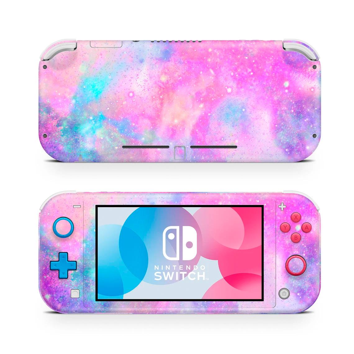 Skin decal dán Nintendo Switch Lite mẫu colorful (dễ dán, đã cắt sẵn)