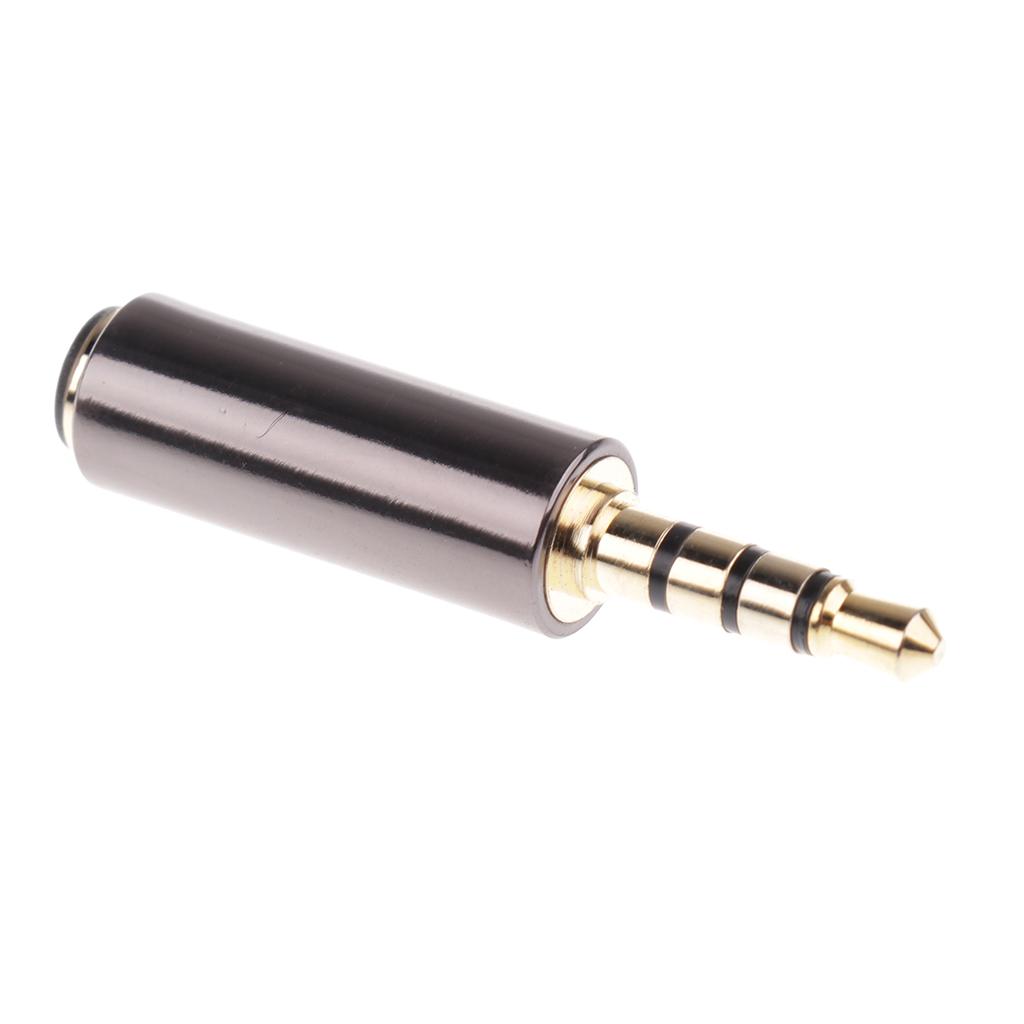 Stereo 3.5mm Male to 3.5mm Female Jack Plug Socket for Guitar Amplifier Amp Parts
