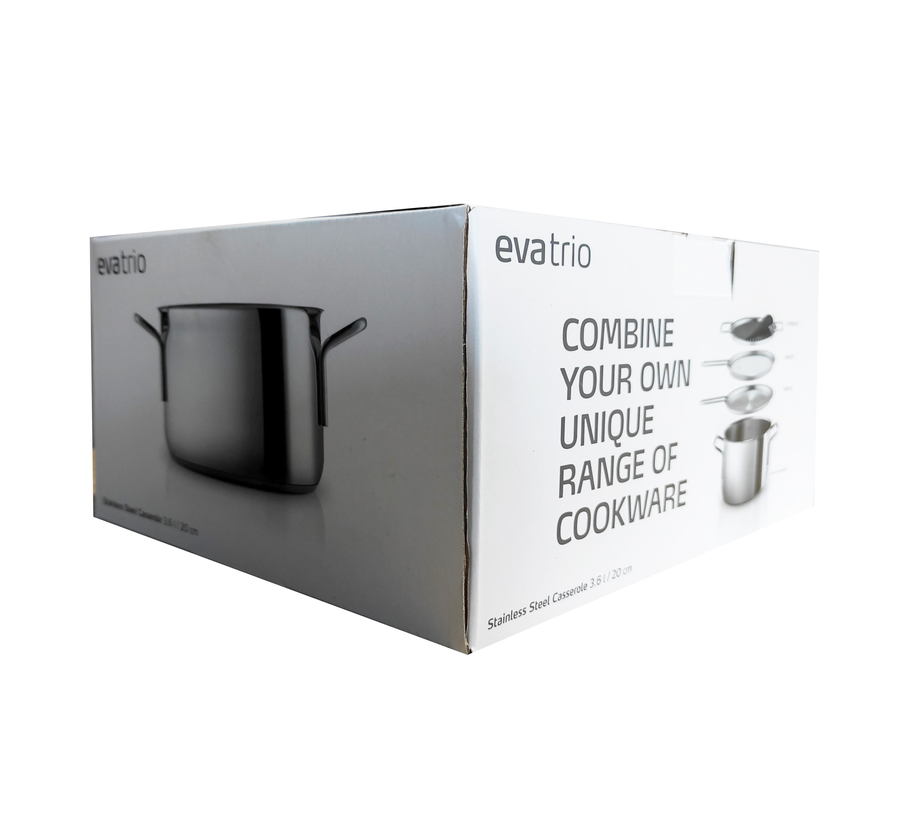 Nồi 3.6L, dòng thép không gỉ. Nhãn Eva Trio Đan Mạch