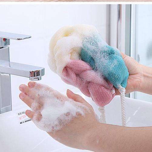Bông Tắm Dài Cao Cấp Lưới PE Dày Mềm Mại An Toàn Sức Khỏe - Duonghieu6789