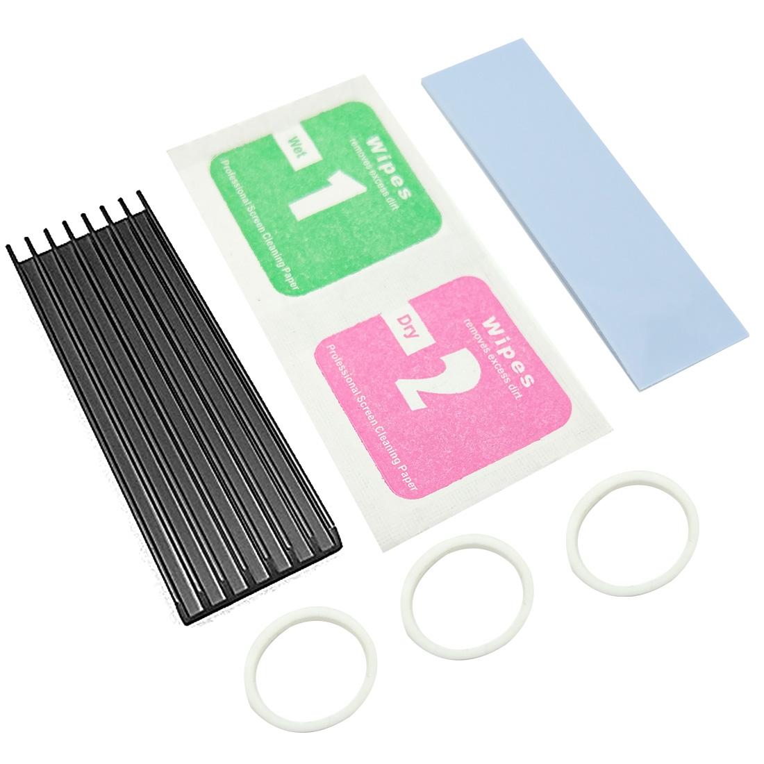 Nhôm Làm Mát Tản Nhiệt Nhiệt Miếng Tản Nhiệt Tản Nhiệt Độ Dày 3Mm 6Mm Cho M.2 NGFF SATA PCI-E NVME m2 SSD Tản Nhiệt