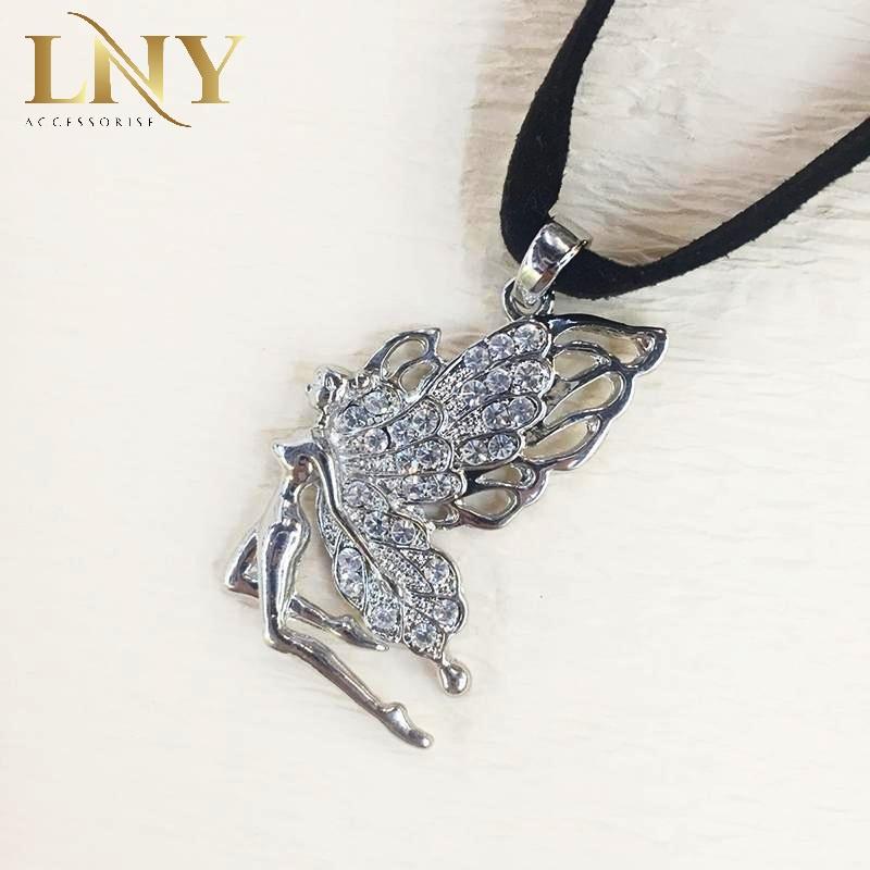 Vòng cổ choker dây nhung màu đen phong cách Hàn Quốc thời trang cho nữ
