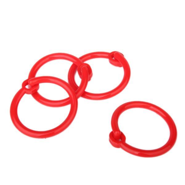Book Ring, 20 per Pack, Red