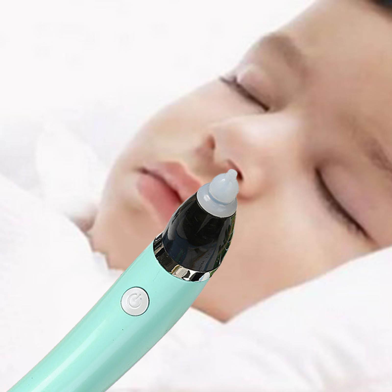Baby Nasal Aspirator Safety with Replacement Suction Nozzles Suction for Mucus Babies Toddlers