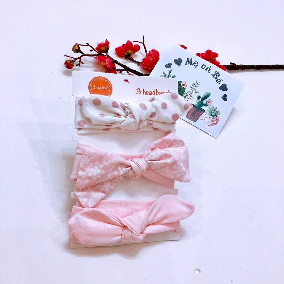 Băng đô Chicbaby cho bé - Set 3 chiếc Mimo baby