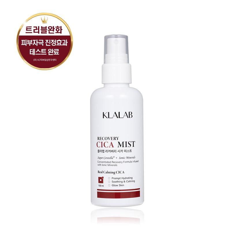 Xịt Khoáng Dưỡng Chất &amp; Phục Hồi KLALAB Recovery Cica Mist 100ml - K2V Shop