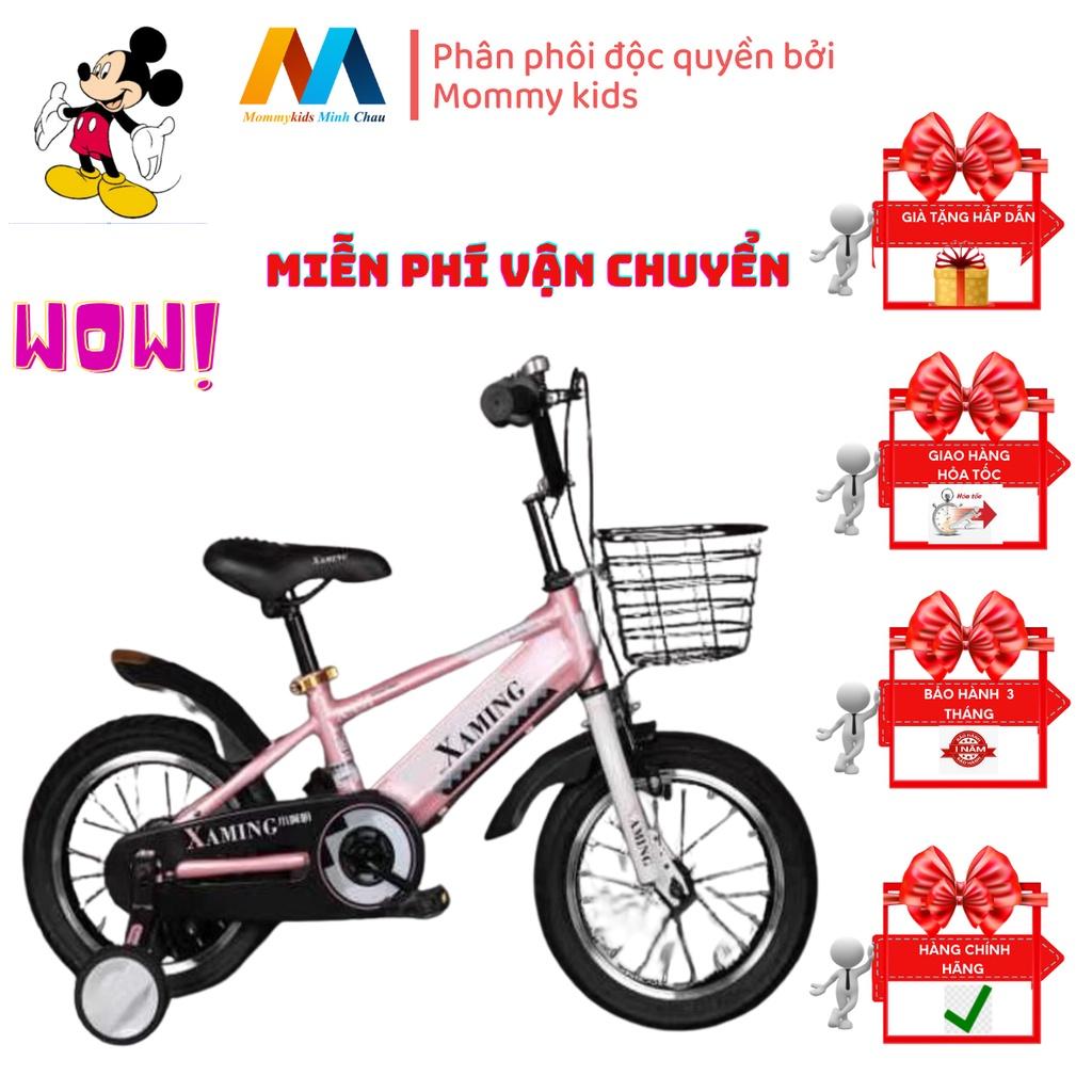 Xe đạp trẻ em Mommykids Minh Châu kiểu dáng kịa hình Xaming size 12/14/16/18/20