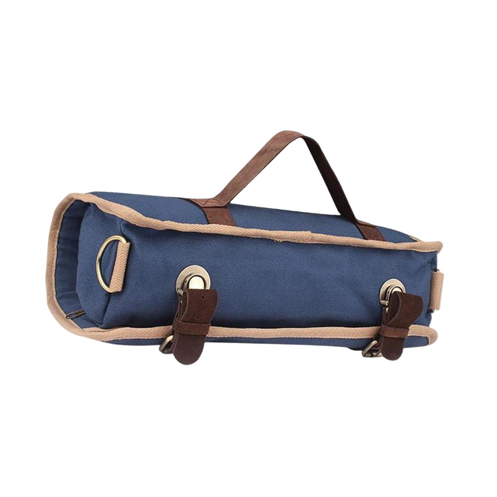 Bartender Bag Portable Canvas Bag Barware Roll Bag Case Bar Accessories