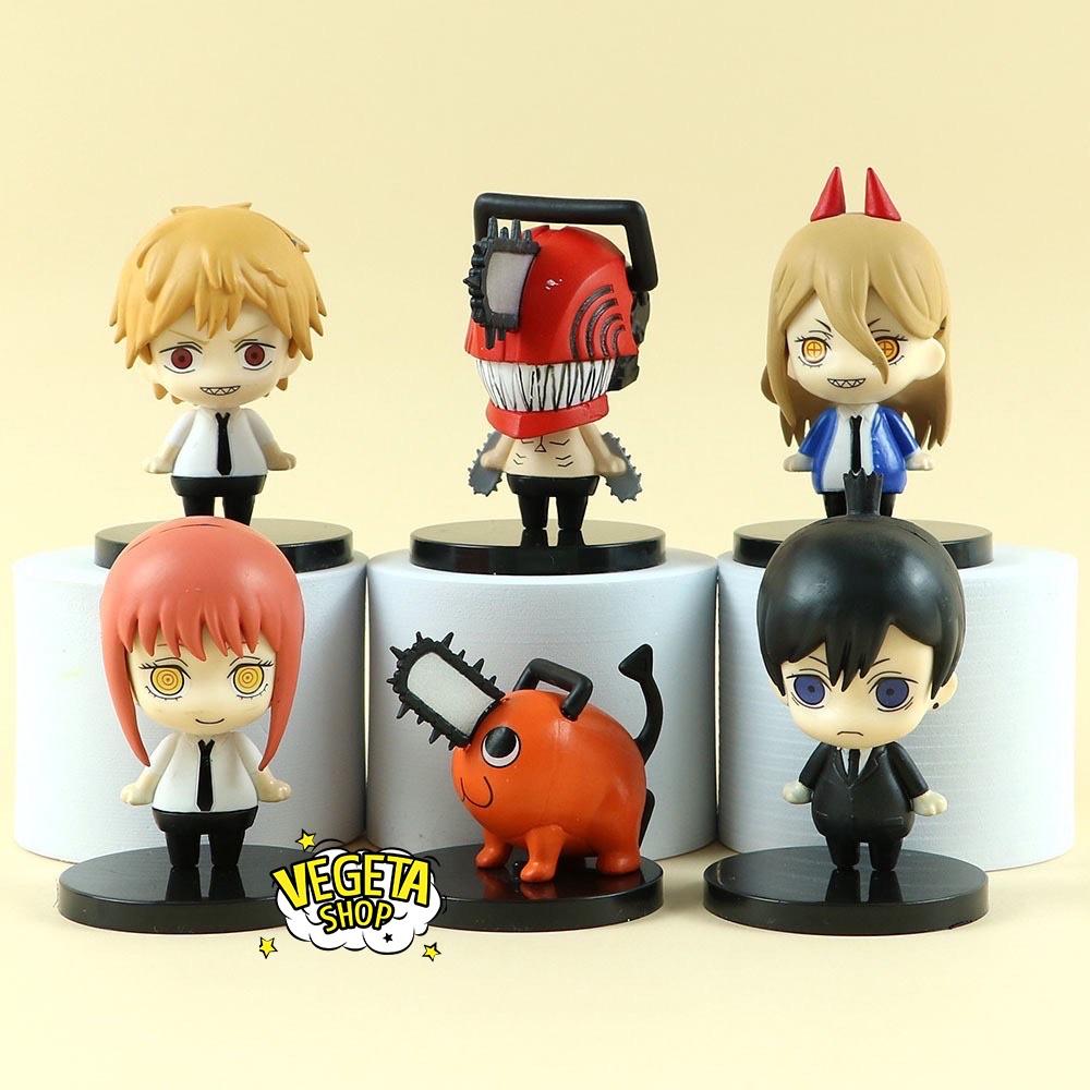Mô hình Chainsaw Man - Denji Power Pochita Aki Hayakawa Makima Quỷ cưa Denji Quỷ máu Power - Cao khoảng 5,5~8,5cm