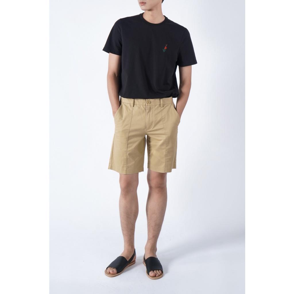 QUẦN SHORT KAKI rã thân trước. STRAIGHT FORM - 10S21PSH010 LASTORE MENSWEAR