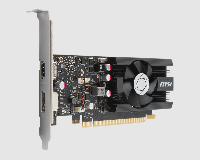 Card Màn Hình MSI Geforce GT 1030 2GD4 LP OC - Hàng Chính Hãng 