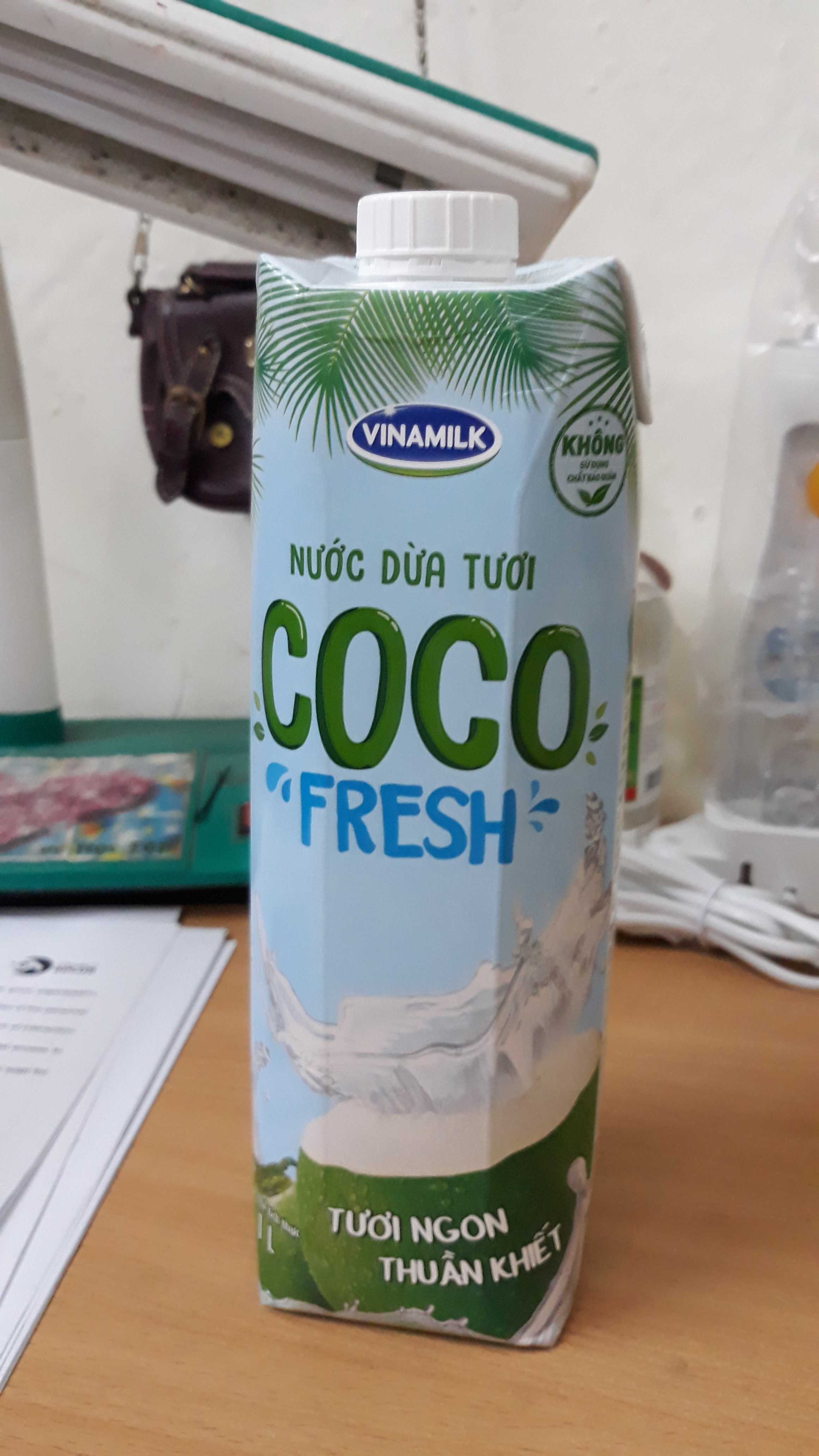 COMBO 6 CHAI NƯỚC DỪA TƯƠI COCOFRESH - 1L