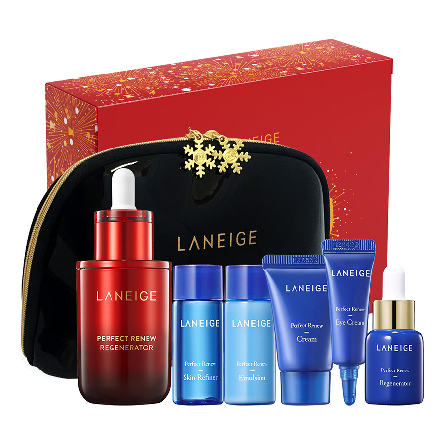 [Phiên Bản Mùa Lễ Hội] Bộ Sản Phẩm Ngăn Ngừa Lão Hoá Laneige Perfect Renew Regenerator Box Laneige 278002086