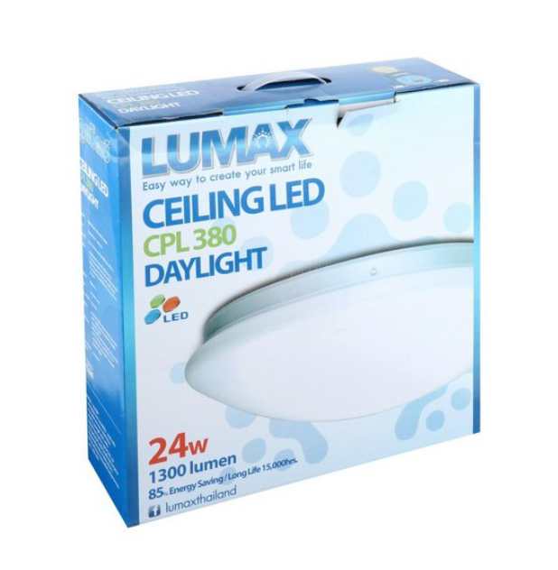 ĐÈN ỐP TRẦN LUMAX#CPL380/W-24LED/6K-XD (24W)